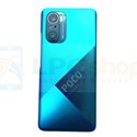 Крышка(задняя) для Xiaomi Poco F3 Синий (логотип POCO) - OR