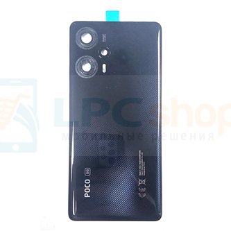 Крышка(задняя) для Xiaomi Poco F5 23049PCD8G Черная - OR