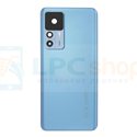 Крышка(задняя) для Xiaomi 12T Синяя со стекло камеры - ORIG