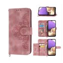 Чехол книжка Samsung A32 A325F кошелек / подставка Светло-розовый