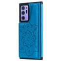 Чехол накладка Samsung Note 20 Ultra N985F кошелек / подставка Синий