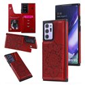 Чехол накладка Samsung Note 20 Ultra N985F кошелек / подставка Красный
