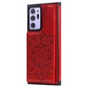 Чехол накладка Samsung Note 20 Ultra N985F кошелек / подставка Красный