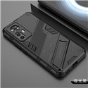 Чехол - накладка для Xiaomi 12T / 12T Pro / BIBERCAS / с подставкой Черный / Пластиковый / Защитный
