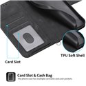 Чехол книжка Samsung A33 кошелек / подставка Черный