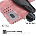 Чехол книжка Samsung A33 кошелек / подставка Светло-розовый