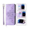 Чехол книжка для iPhone 14 Pro Max кошелек / подставка Фиолетовый