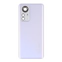 Крышка(задняя) для Xiaomi 12 Pro Фиолетовый + Стекло камеры