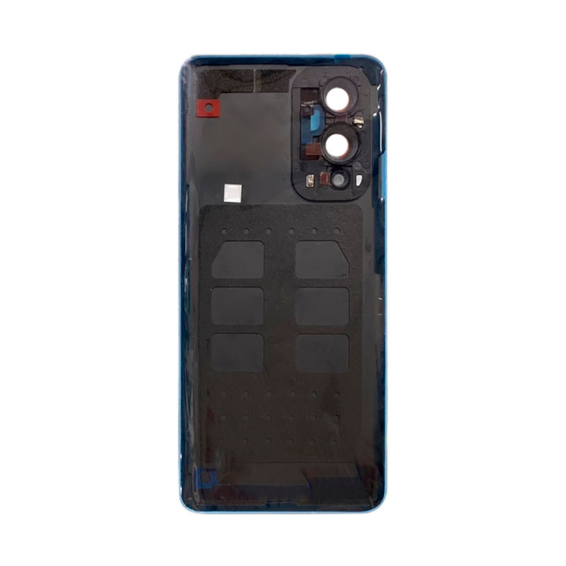 Крышка(задняя) для OnePlus 9 Черная  + стекло камеры