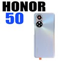 Крышка(задняя) для Huawei Honor 50 NTH-NX9 Серебро (для Frost Crystal) + стекло камеры - ОРИГ