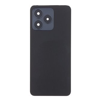 Крышка(задняя) для Realme C53 Черная + стекло камеры