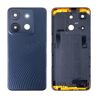 Крышка(задняя) для Infinix Smart 7 X6515 Темно-Синяя со стеклом камеры и кнопками