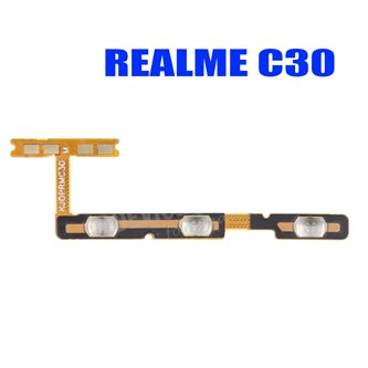 Шлейф для Realme C30 на кнопки громкости и включения