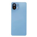 Крышка(задняя) для Xiaomi Mi 11 Lite/11 Lite 5G NE Голубой со стеклом камеры