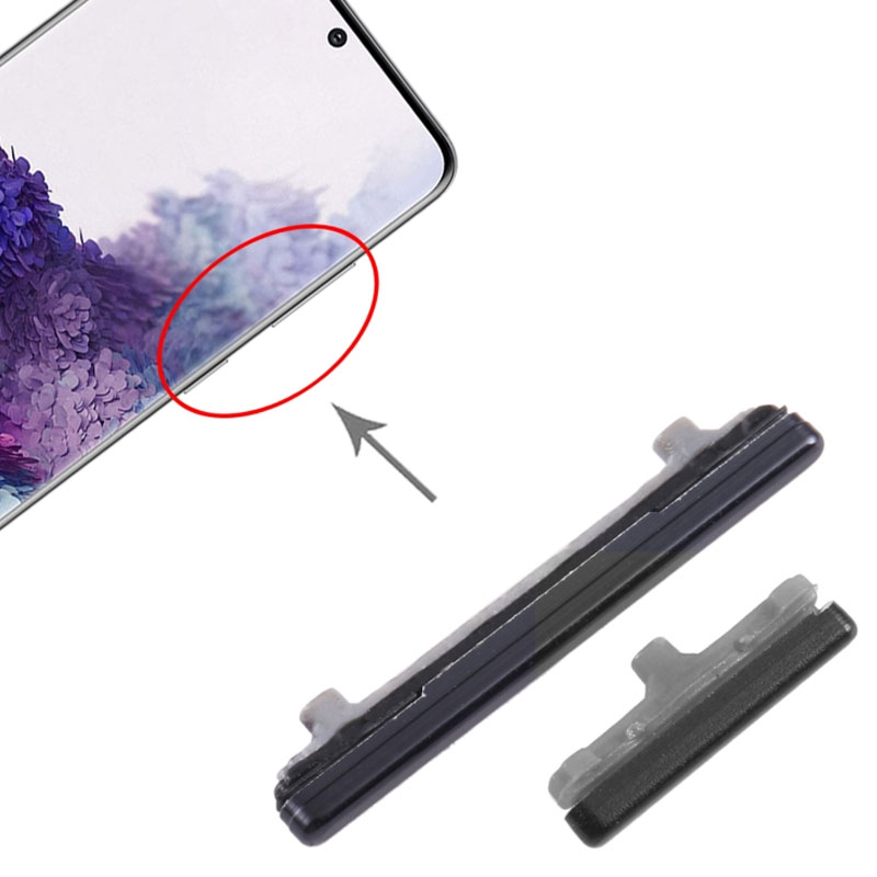 Толкатель кнопки включения и громкости Samsung Galaxy S20 G980F / S20+ G985F Черный