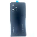 Крышка(задняя) для Xiaomi Poco F5 23049PCD8G Черная со стеклом камеры - OR 
