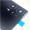 Крышка(задняя) для Xiaomi Poco F5 23049PCD8G Черная со стеклом камеры - OR 