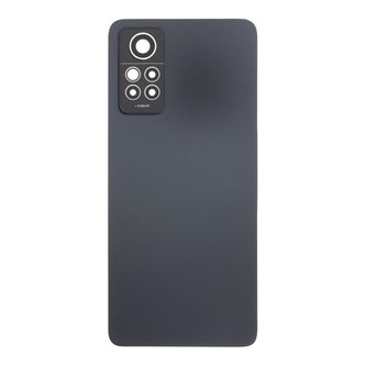 Крышка(задняя) для Xiaomi Redmi Note 12 Pro 4G Черная со стекло камеры