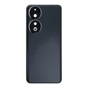 Крышка(задняя) для Huawei Honor 90 Черная со стеклом камеры - ORIG