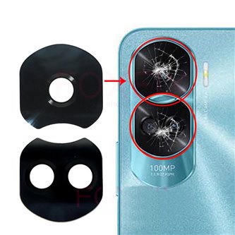 Стекло задней камеры Huawei Honor 90 Lite Черное