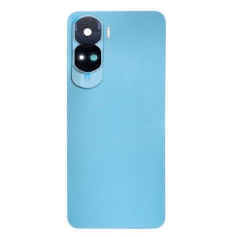 Крышка(задняя) для Huawei Honor 90 Lite со стеклом камеры Синяя