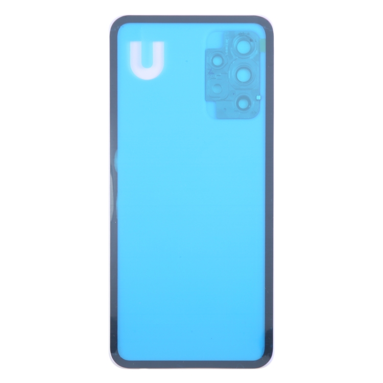 Крышка(задняя) для Samsung A52 A525F / A52S A528B Черная со стекло камеры