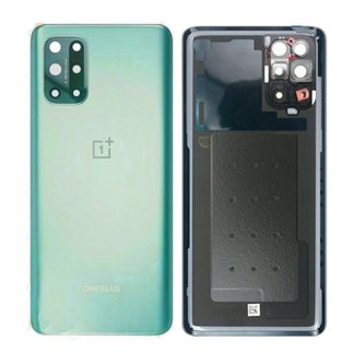 Крышка(задняя) для OnePlus 8T Зеленая со стеклом камеры - OR