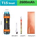 Походнй фонарик с повербанком 2600MAH Smiling Shark T15 - 5 режимов