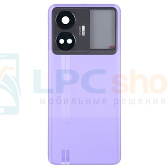 Крышка(задняя) для Realme GT Neo 5 Фиолетовая со стеклом камеры