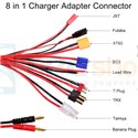 Переходник Банан  на XT60 / t-plug / Tamiya / JST / TRX 8 в 1
