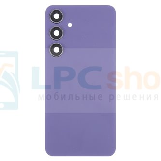 Крышка(задняя) для Samsung Galaxy S24 Plus S926B Фиолетовая со стеклом камеры