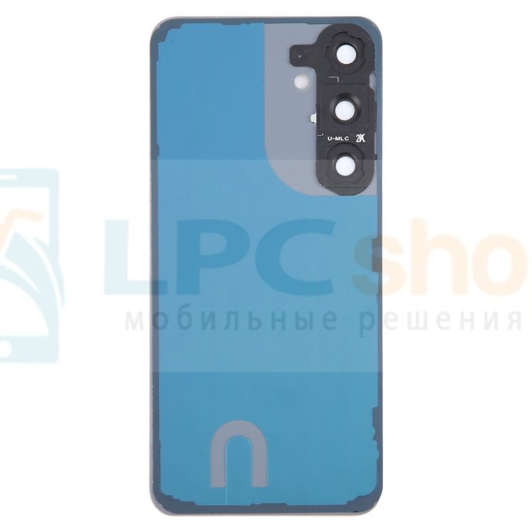 Крышка(задняя) для Samsung Galaxy S24 Plus S926B Желтая со стеклом камеры