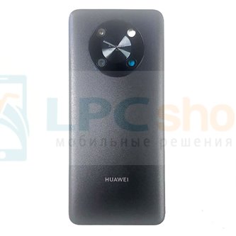 Крышка(задняя) для Huawei Nova Y90 со стеклом камеры Черная - ORIG