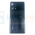 Крышка(задняя) для Xiaomi Poco F5 23049PCD8G Черная со стеклом камеры