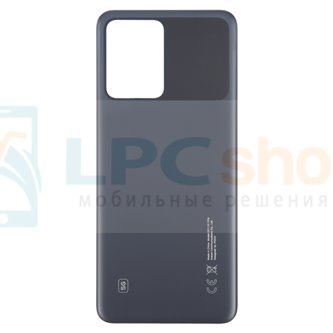 Крышка(задняя) для Xiaomi Poco X5 Черная