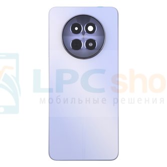 Крышка(задняя) для Realme 12 5G Фиолетовая со стеклом камеры + средняя часть