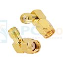 Переходник RP-SMA Male на SMA Female - 90 градусов - 1шт