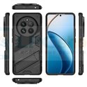 Чехол - накладка для Realme 12 Pro / BIBERCAS / с подставкой Черный / Пластиковый / Защитный 