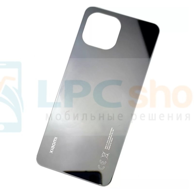 Крышка(задняя) для Xiaomi Mi 11 Lite/11 Lite 4G Черный Глянцевая - OR