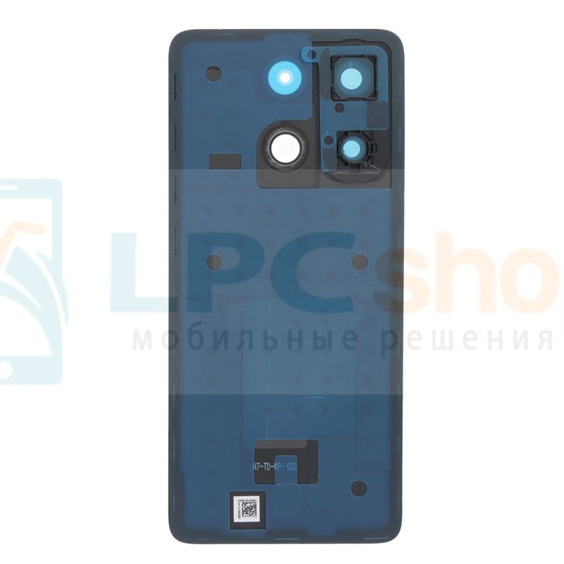 Крышка(задняя) для Xiaomi Redmi Note 13 4G Черная со стеклом камеры