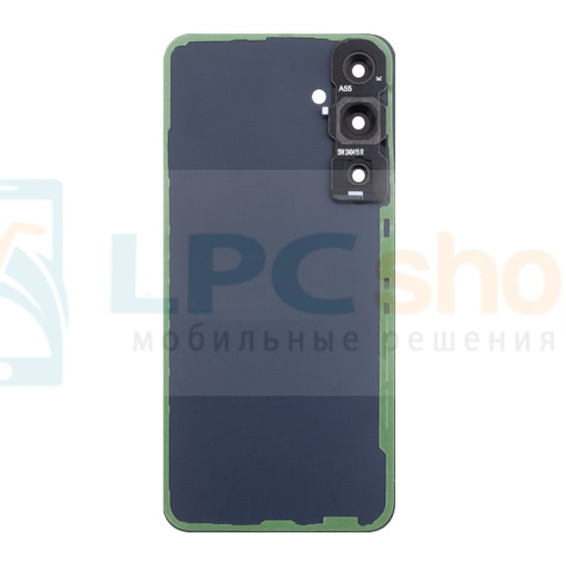 Крышка(задняя) для Samsung Galaxy A55 A556B Черная со стеклом камеры