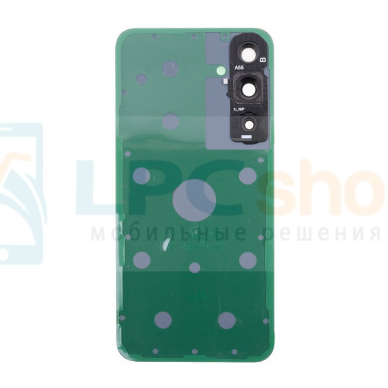 Крышка(задняя) для Samsung Galaxy A55 A556B Светло-синяя со стеклом камеры