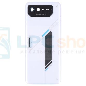 Крышка(задняя) для Asus ROG Phone 6 AI2201 Белая со стеклом камеры - ORIG