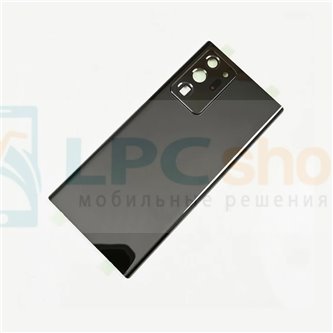 Крышка(задняя) для Samsung Note 20 Ultra N985F Черная с линзой камеры - ORIG