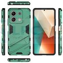 Чехол - накладка для Xiaomi Redmi Note 13 5G RMX3636 / BIBERCAS / с подставкой Зеленый / Пластиковый / Защитный 