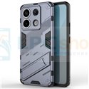 Чехол - накладка для Xiaomi Redmi Note 13 4G / BIBERCAS / с подставкой Серый / Пластиковый / Защитный 