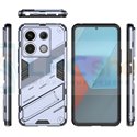 Чехол - накладка для Xiaomi Redmi Note 13 4G / BIBERCAS / с подставкой Серый / Пластиковый / Защитный 