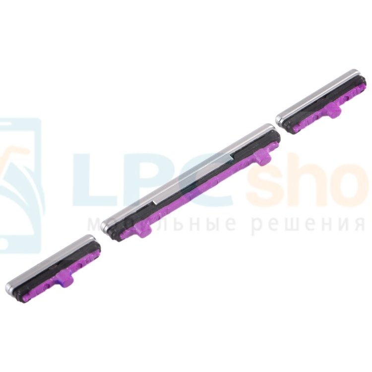 Толкатель кнопки включения и громкости Samsung S10 G973F / S10 Plus G975F Серебро