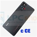 Крышка(задняя) для Xiaomi Redmi Note 11 Pro 4G  / 5G Черная со стеклом камеры - ОРИГ c CE(сткело камеры от 2201116SG)