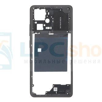 Средняя часть Xiaomi Redmi Note 12 Pro Plus Черная (с NFC)